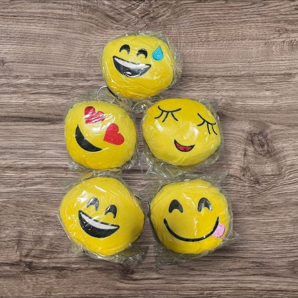 Emoji Plush Keychains
